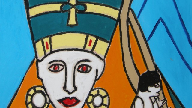 Portrait of Nefertiti Acrylic on canvas $50.5 million